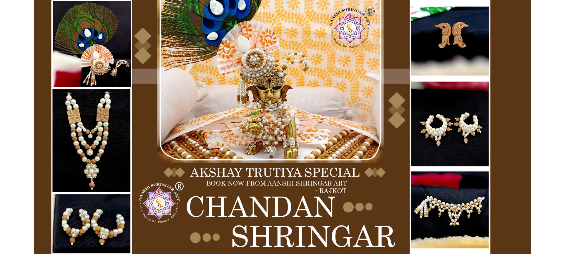 Aanshi Shringar Art — Divine Shringar & Handcrafted Adornments