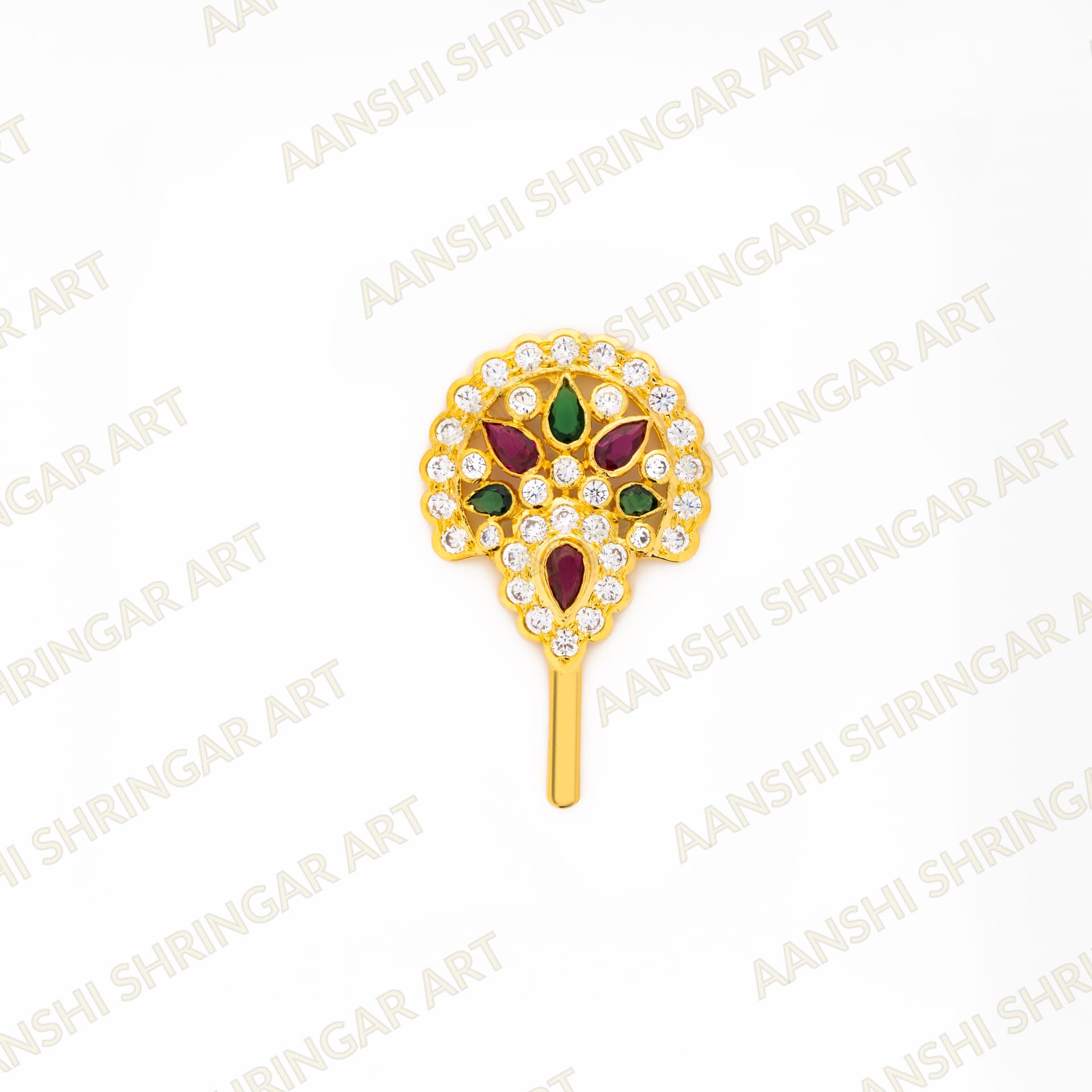 Milma(Mix Color) Ghera for Thakorji No.4  – Pushtimarg Shringar — view 2