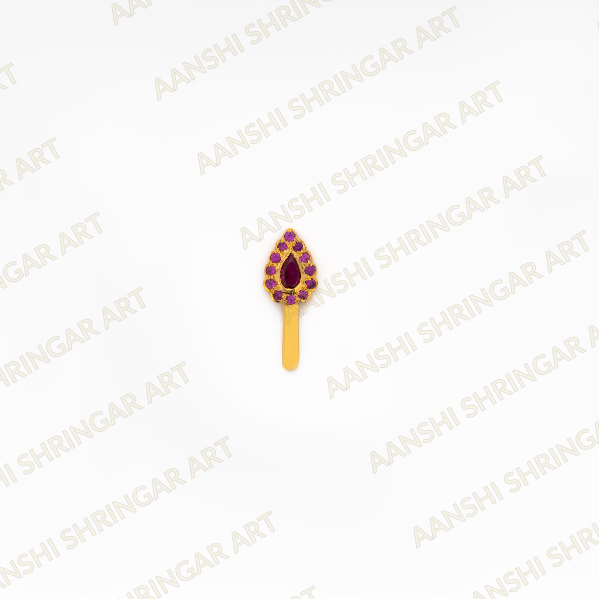 Manek(Ruby) Paan For Thakorji No.2 | Aanshi Shringar Art