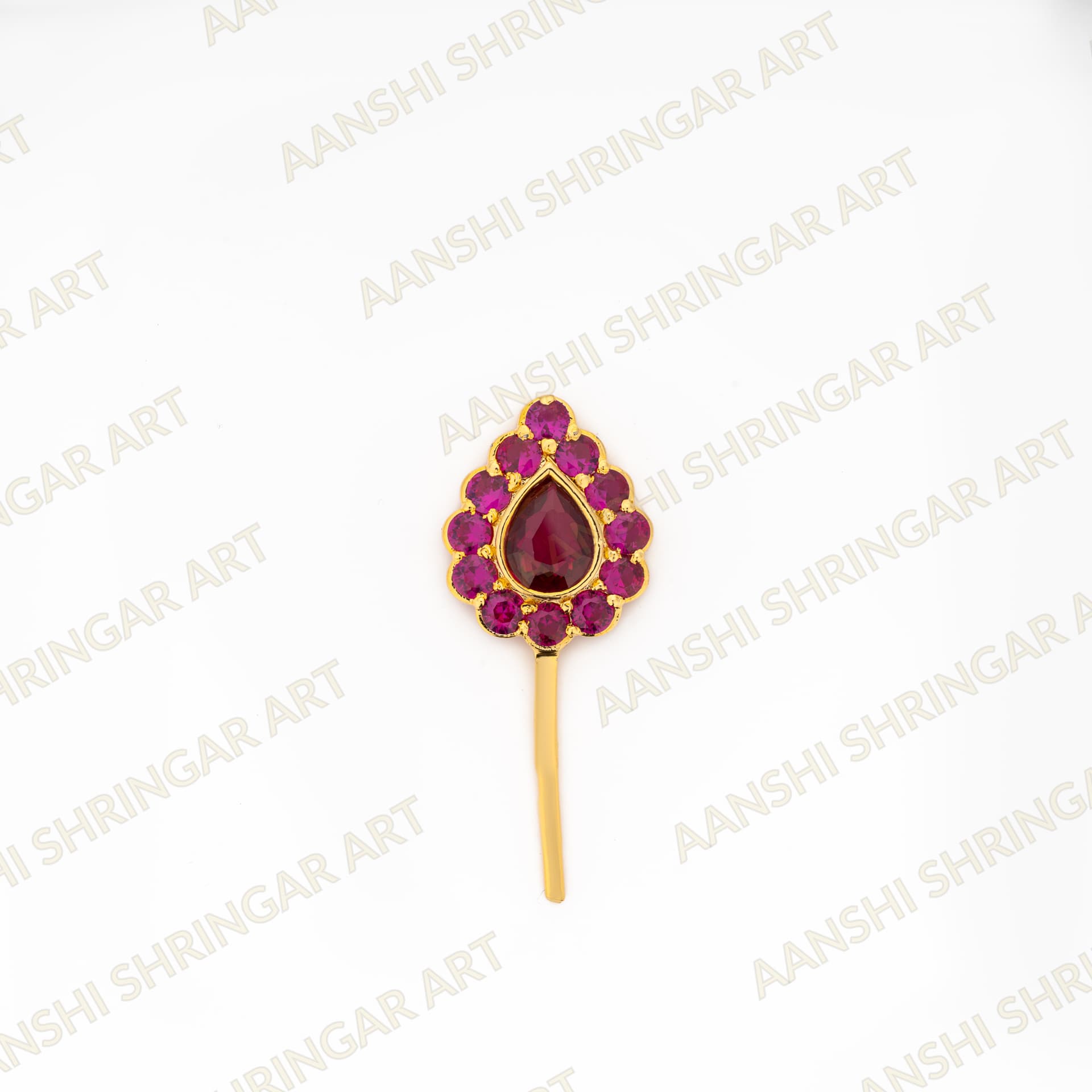 Manek(Ruby) Paan For Thakorji No.5 | Aanshi Shringar Art