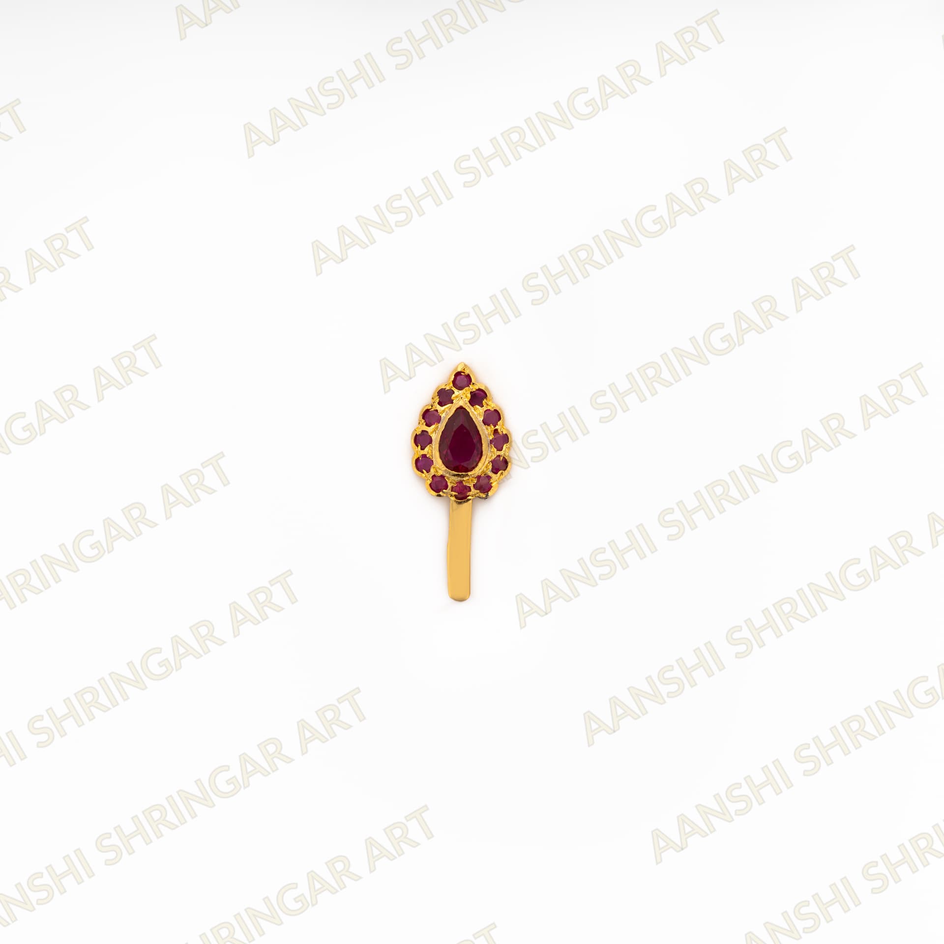 Manek(Ruby) Paan For Thakorji No.3 | Aanshi Shringar Art