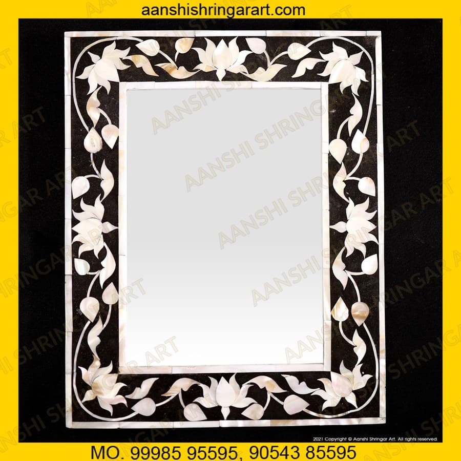 Chip Aarsi Yamunaji Design for Thakorji – Pushtimargiya Shringar — view 2