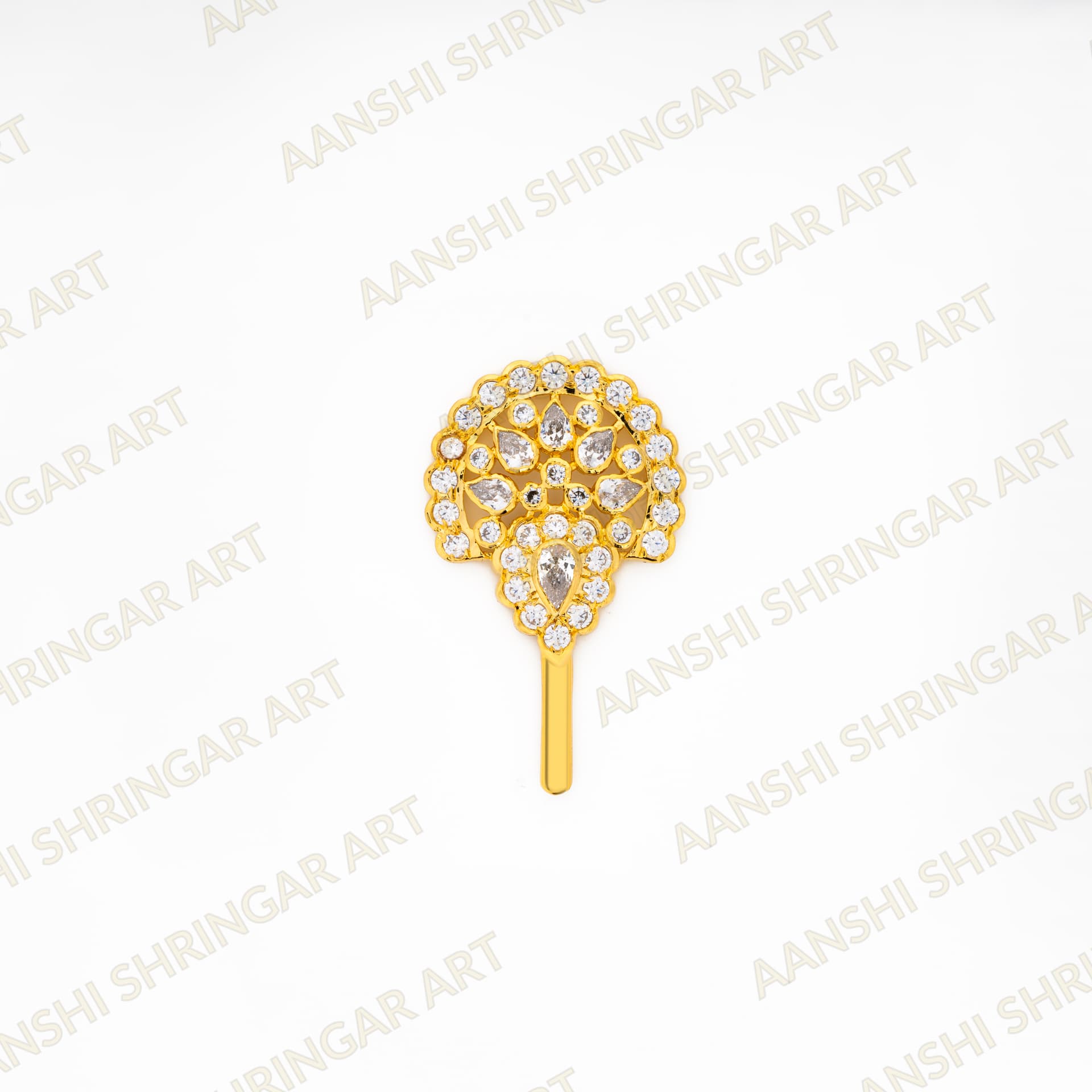 Heera (Diamond) Ghera for Thakorji No.3 – Pushtimarg Shringar — view 2