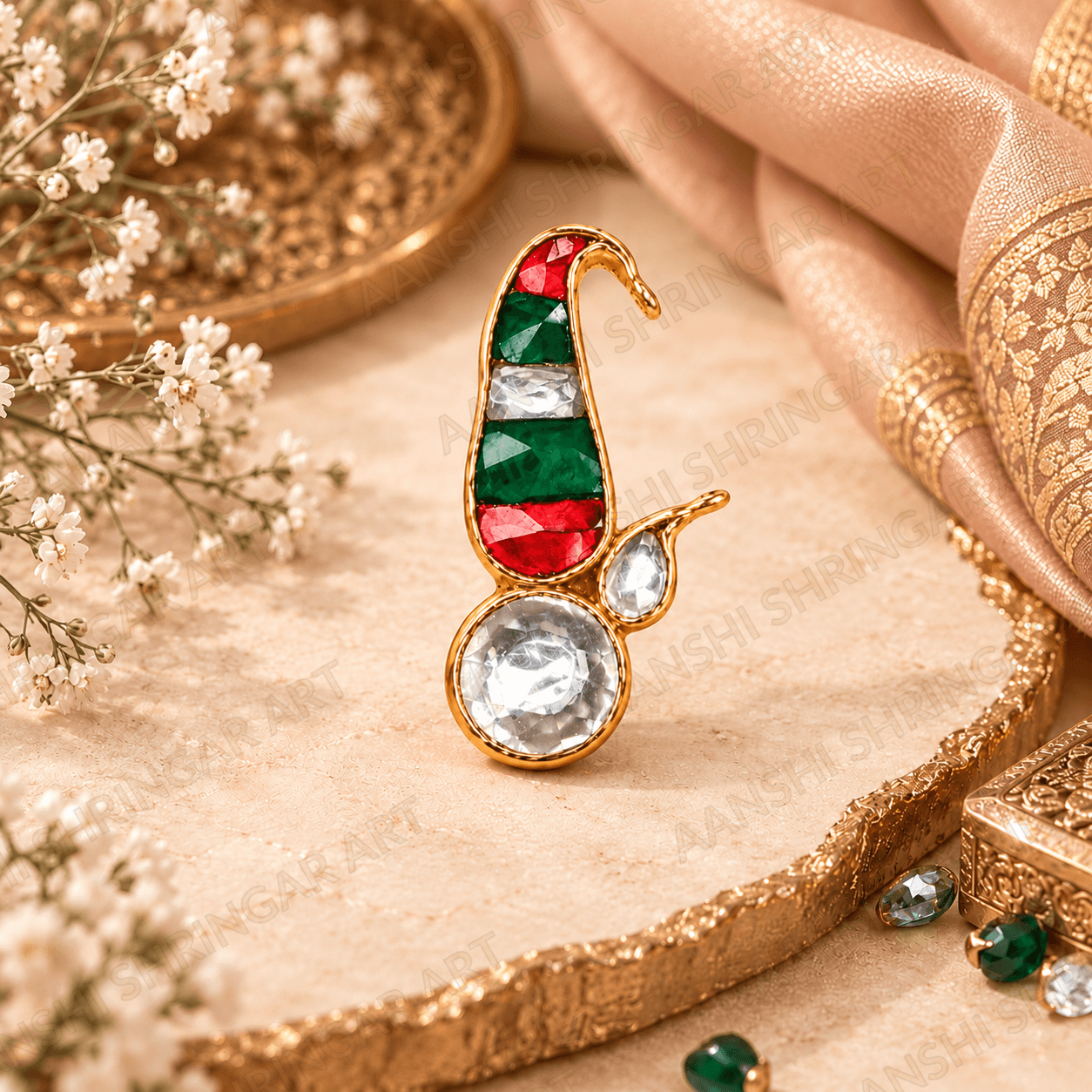 Multi Color Jadtar Shishphul For Thakorji No.1 | Aanshi Shringar Art