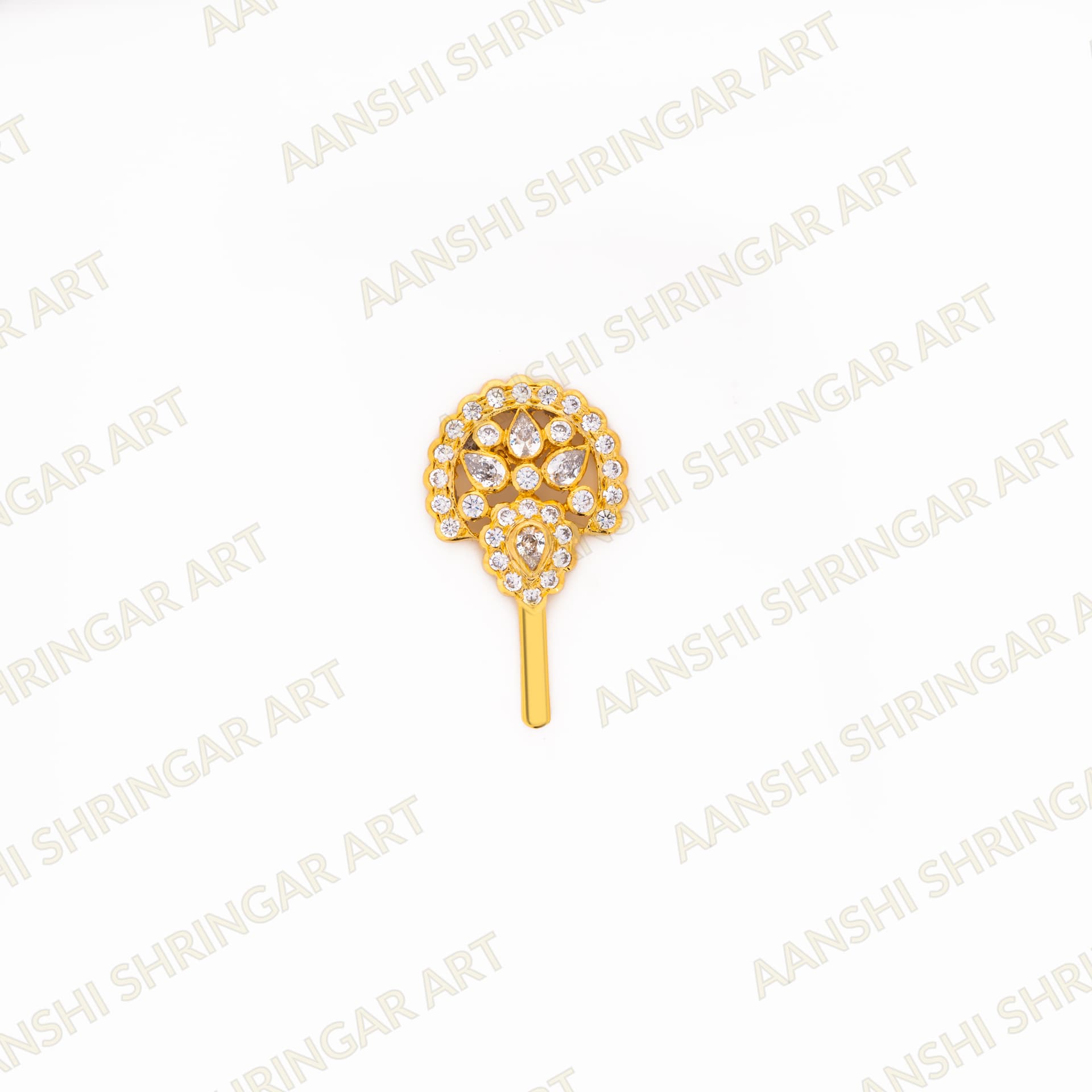 Heera (Diamond) Ghera for Thakorji No.1 – Pushtimarg Shringar — view 2