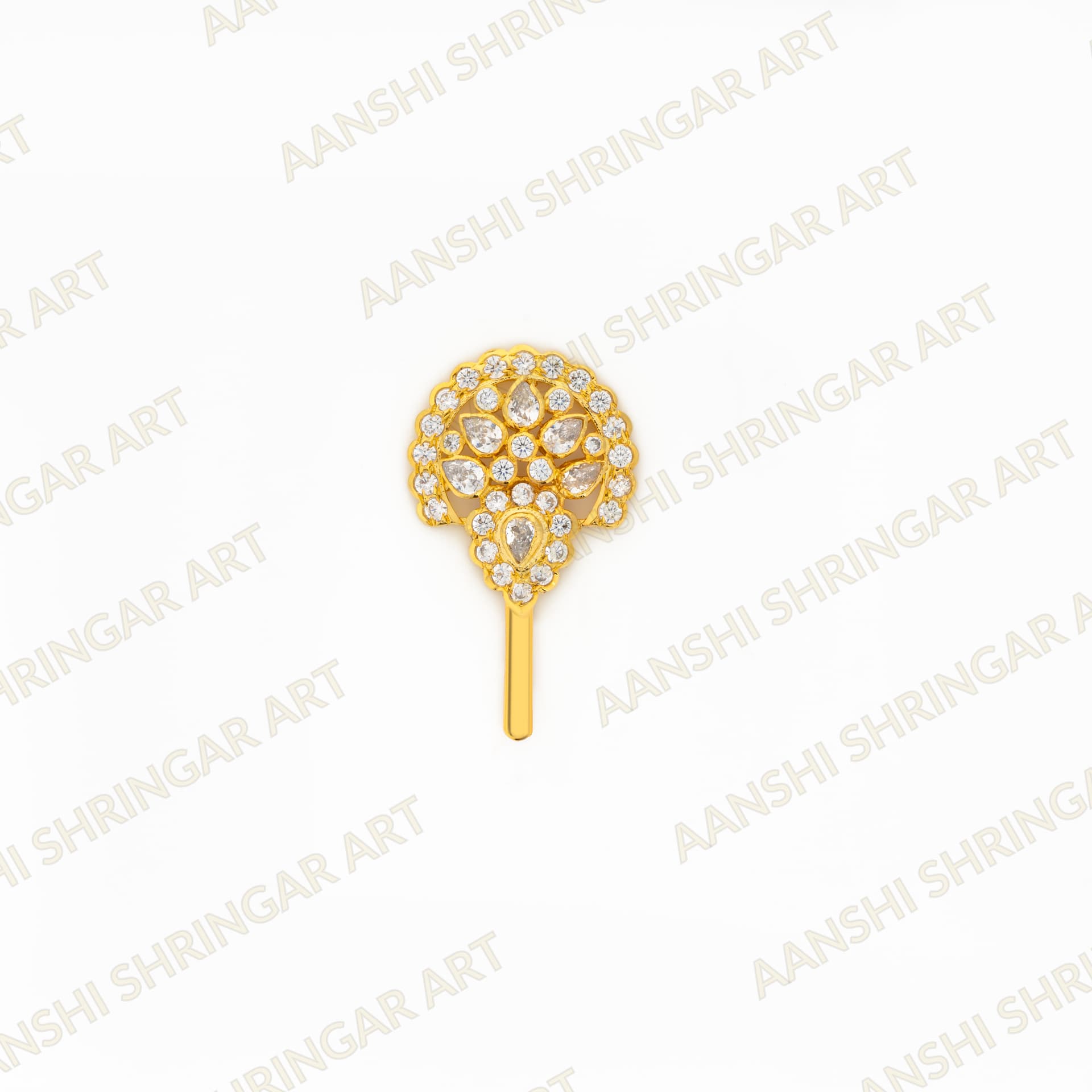 Heera (Diamond)Ghera for Thakorji No.2 – Pushtimarg Shringar — view 2