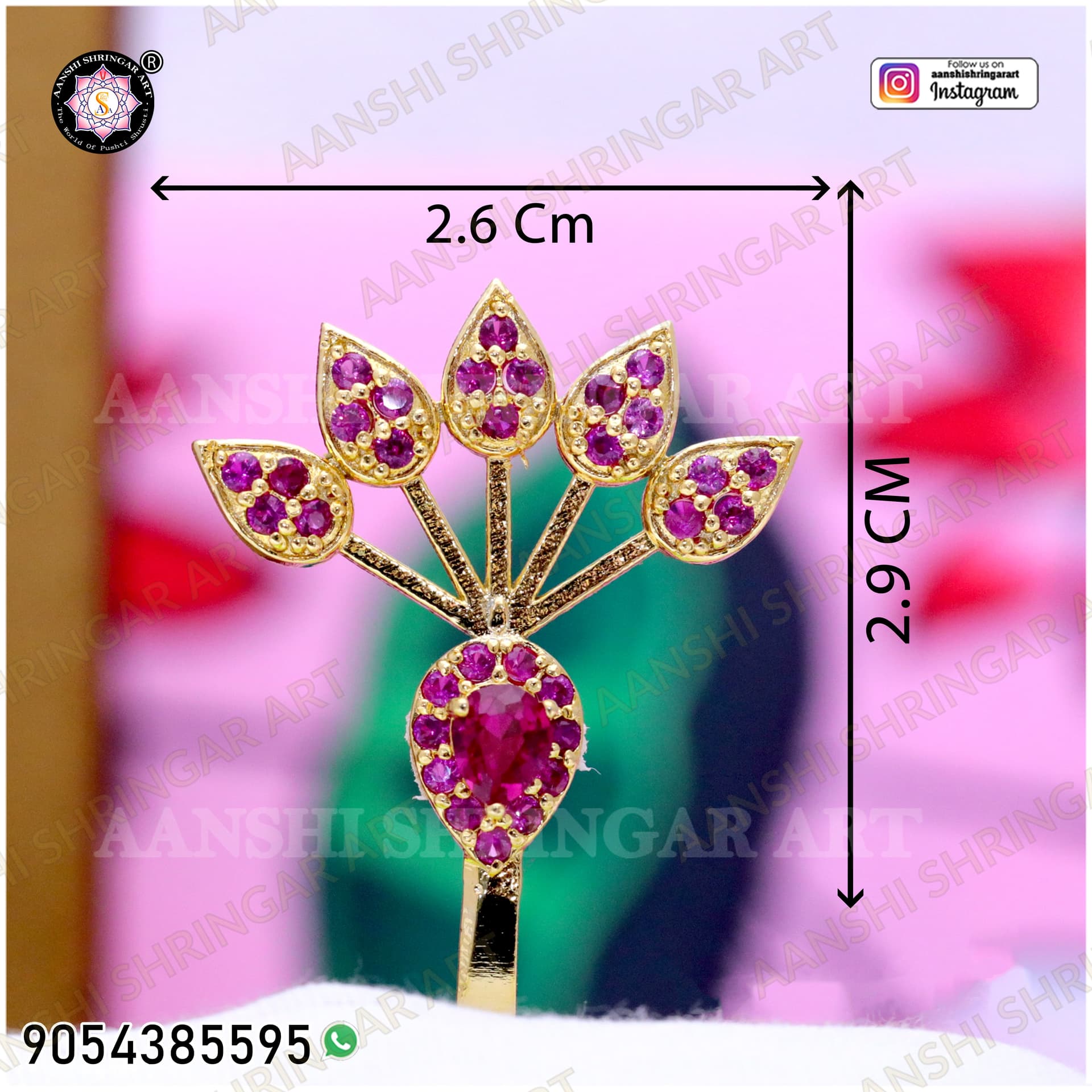 Manek (Ruby) Morshikha | Aanshi Shringar Art