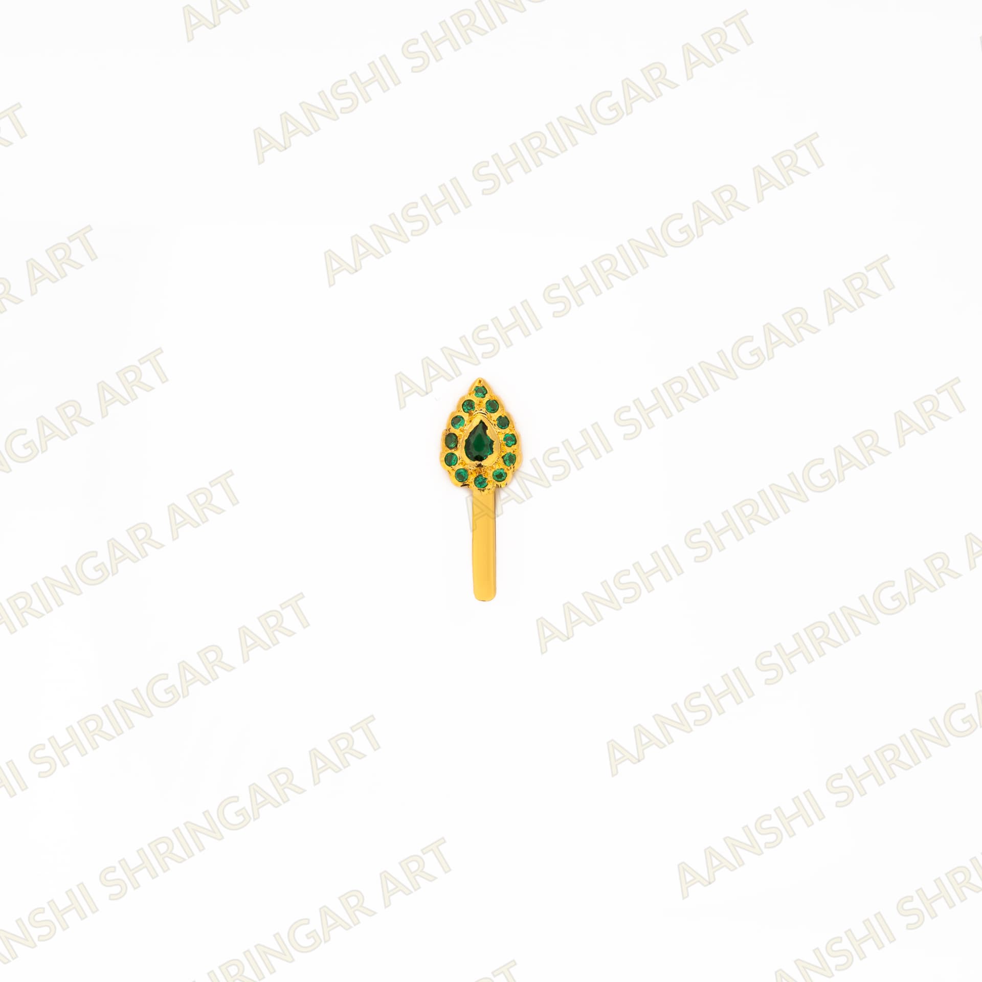 Panna(Emerald) Paan For Thakorji No.1 – Pushtimarg Shringar — view 1