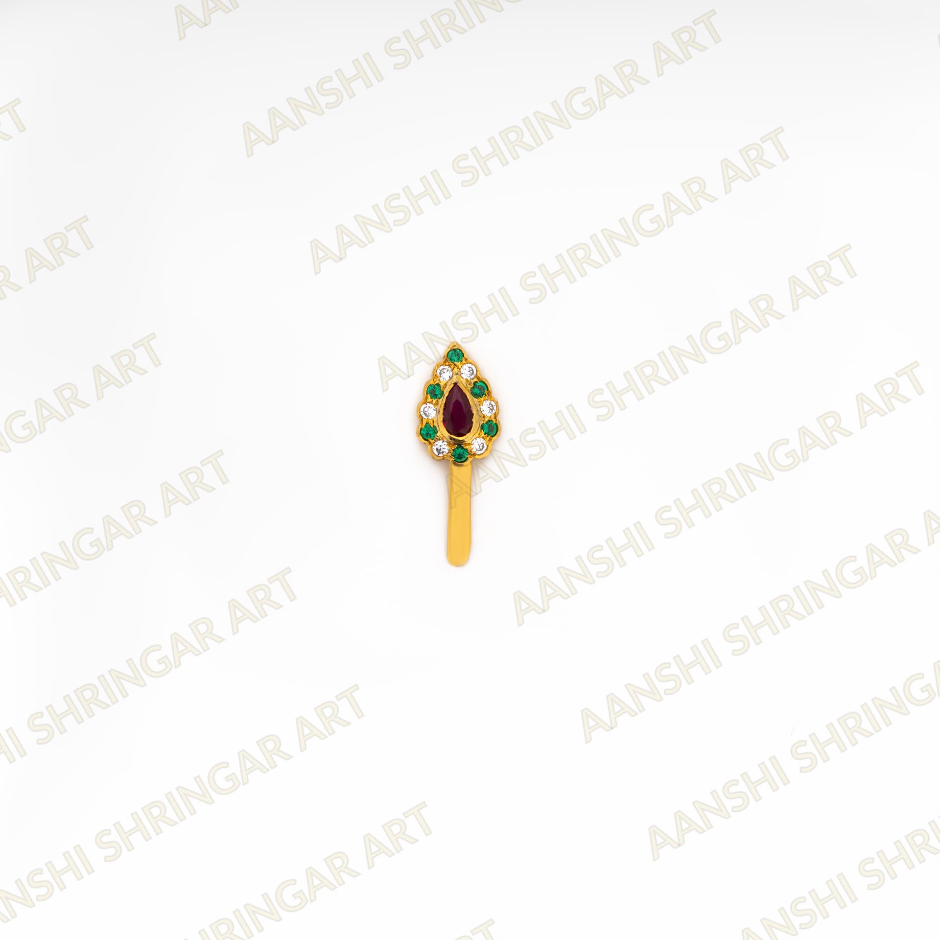 Milma(Mix Color) Paan For Thakorji No.2 — Milma(Mix Color) Paan For Thakorji No.2 is a beautifully crafted shringar accessory designed for the graceful… | Aanshi Shringar Art