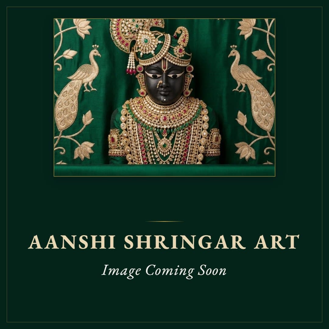 AA — white For thakorji  1 — Test qq | Aanshi Shringar Art