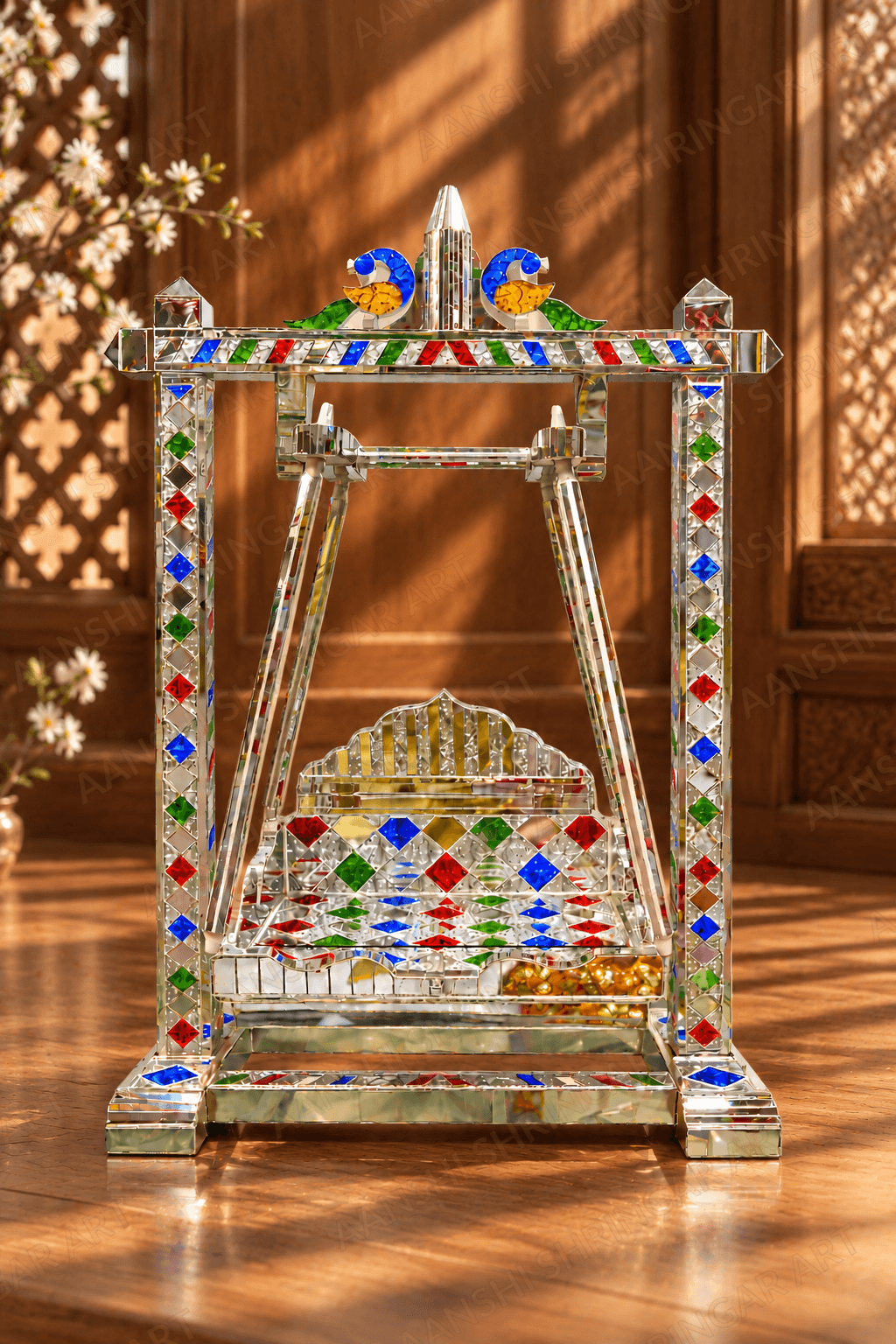 Glass Hindola Special Edition for Shri Thakorji