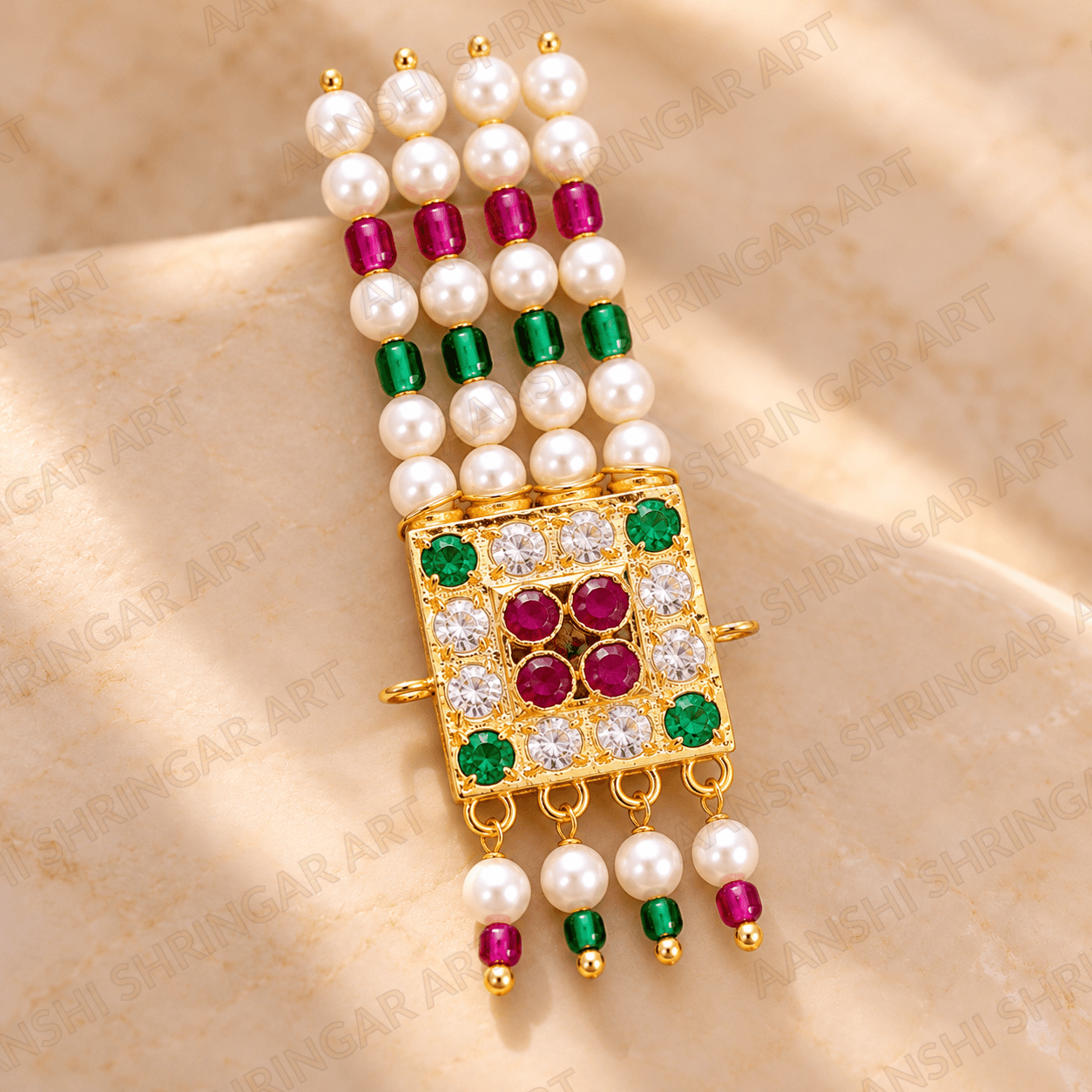 Milma(Mix Color) Sahera for Thakorji No.4 – Pushtimarg Shringar